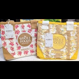 Whole Foods Hawaii Exclusive Mini Tote Bag -Set of 2